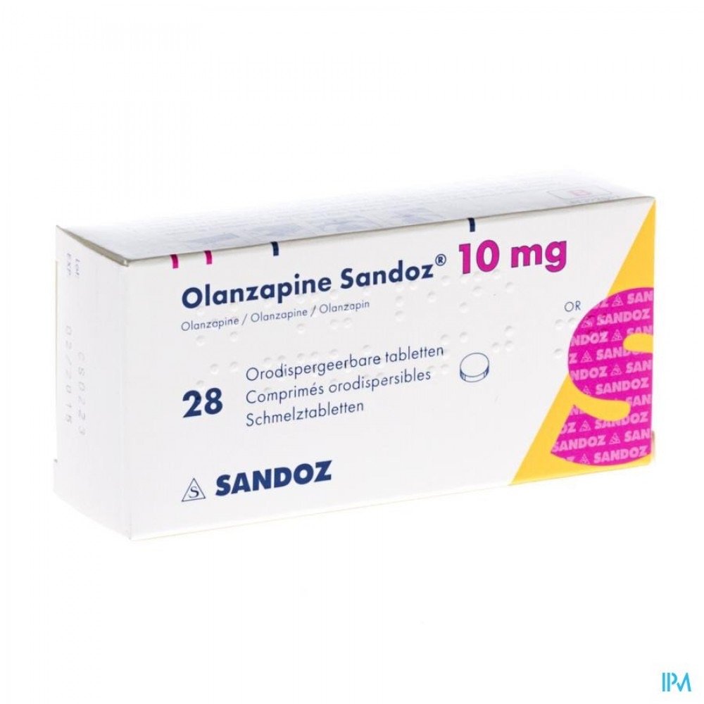 OLANZAPINE 10MG 28 TABL